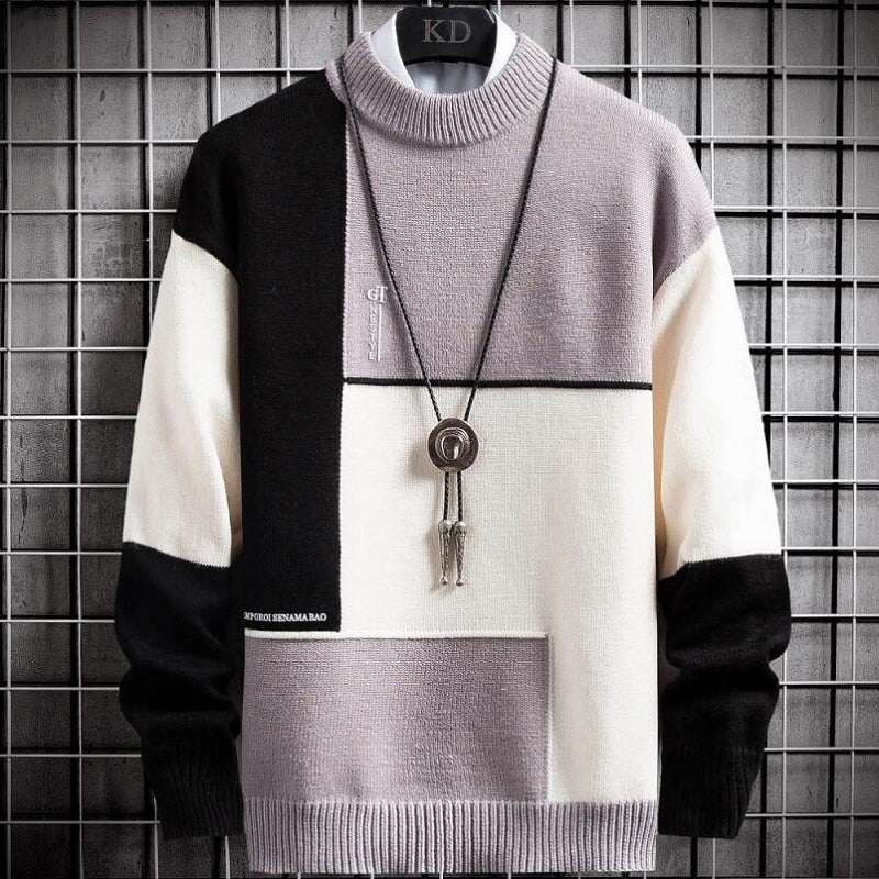 Vardi Dante™ Patchwork Pullover | Warme Sweater