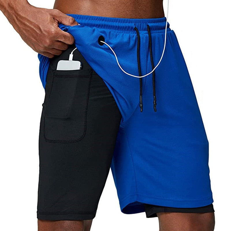 X-Fit Running Shorts | Incl. Telefoonzak & Sleuf voor Shirt