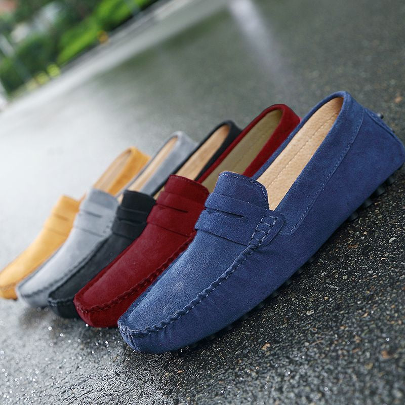 Vardi Dante™ Italian | Mens Fashion Casual Suede Loafers Voor Heren