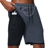 X-Fit Running Shorts | Incl. Telefoonzak & Sleuf voor Shirt