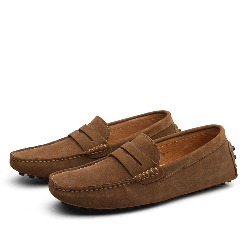 Vardi Dante™ Italian | Mens Fashion Casual Suede Loafers Voor Heren