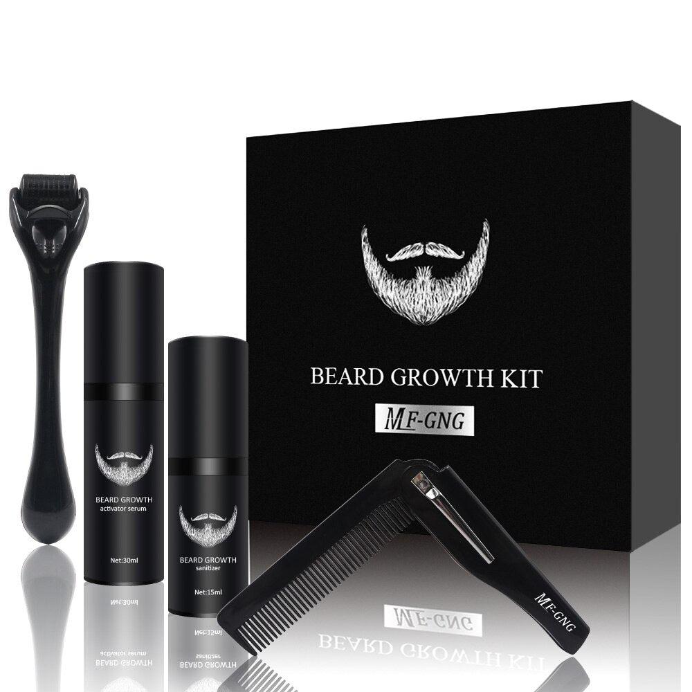 Baardgroei Barber Kit™ | Stimuleert jouw baardgroei & verzorgt de huid