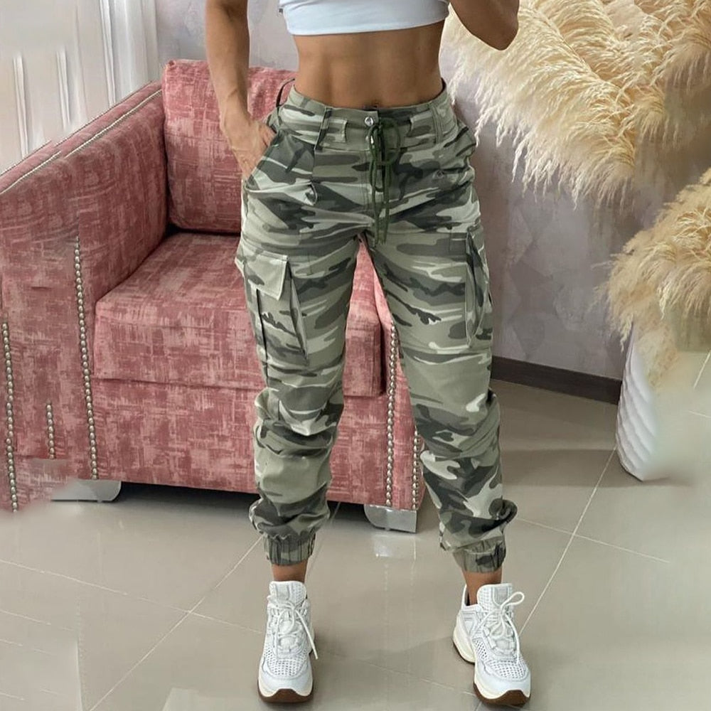 Chrissy Camo Pants | Comfy, casual & stoer!