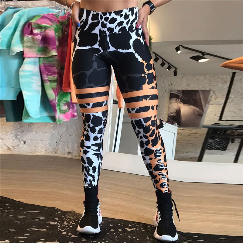 Ebba Sportlegging | Unieke print, push-up model & stretch