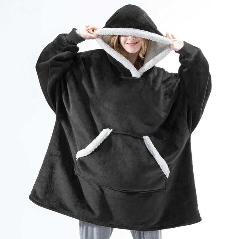 Vardi Dante™ Hoodie & Deken | Heerlijke Combinatie van een Zachte Hoodie en Comfy Deken in één!