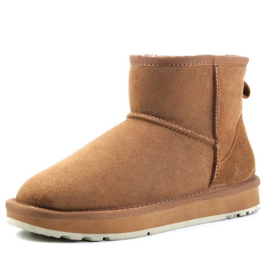 Inoe Suede Winterschoenen | Echt schapenwol, super warm & zacht