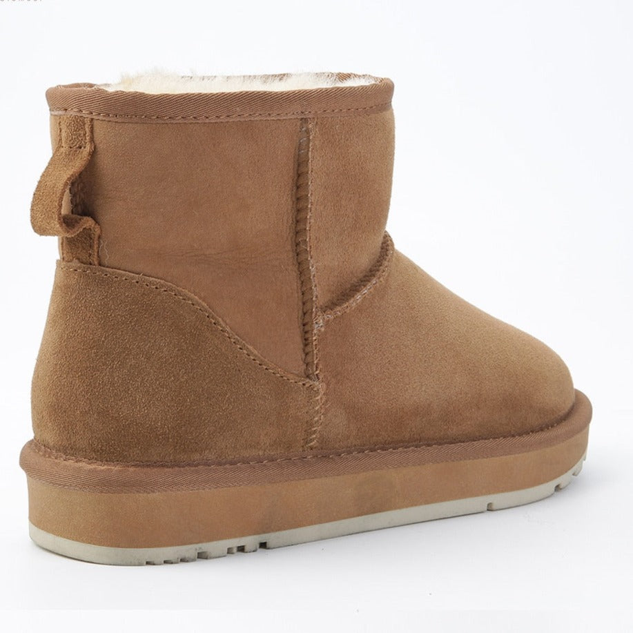 Inoe Suede Winterschoenen | Echt schapenwol, super warm & zacht