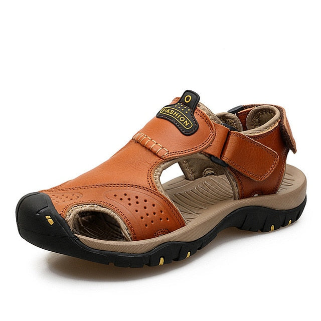 Vardi Dante™ Lamar Lederen Sandalen | Comfortabele en stijlvolle sandalen voor heren