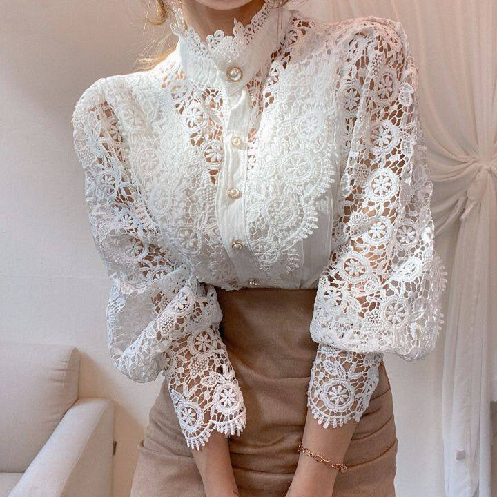 Lucy Lace Blouse | Klassiek, elegant & super cute!