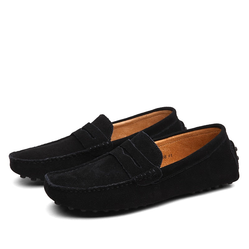 Vardi Dante™ Italian | Mens Fashion Casual Suede Loafers Voor Heren