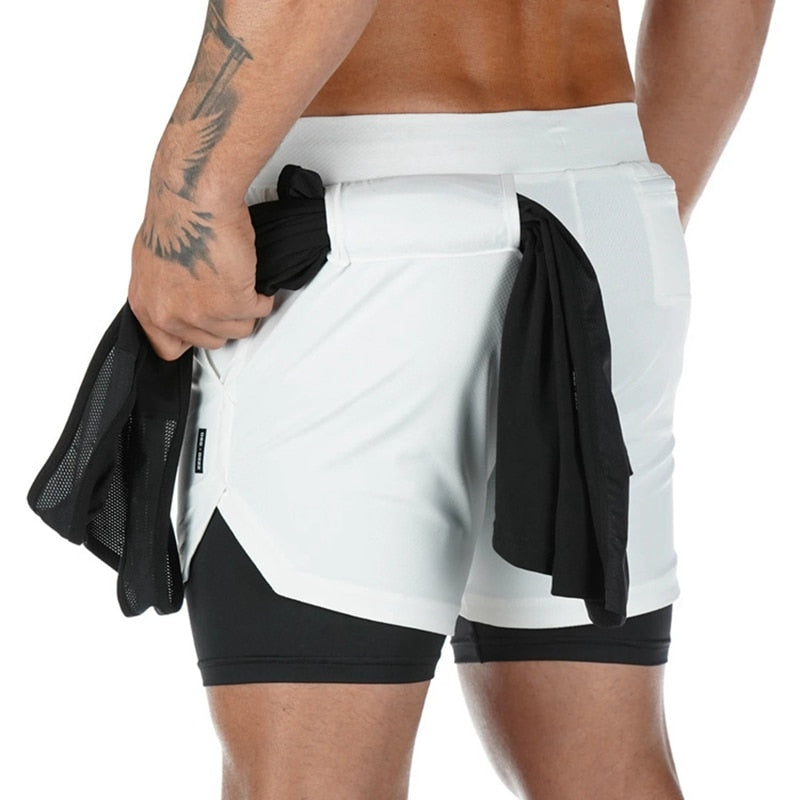 X-Fit Running Shorts | Incl. Telefoonzak & Sleuf voor Shirt