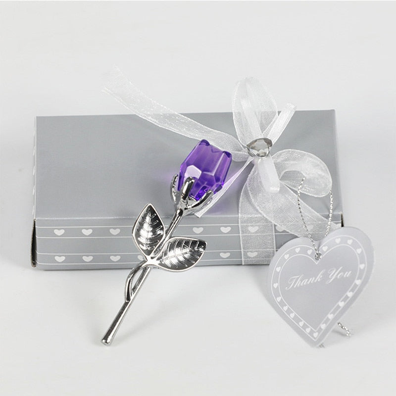 Valentine Gift for Her | Glazen roos met prachtige box