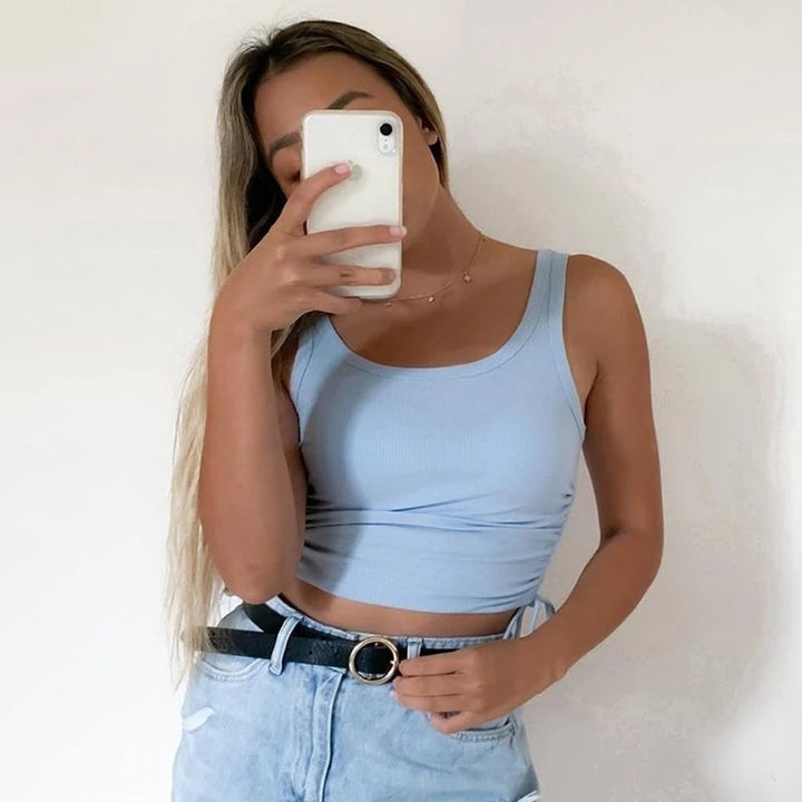 Vardi Dante™ Mimi Mouwloze croptop | Een korte & stijlvolle top