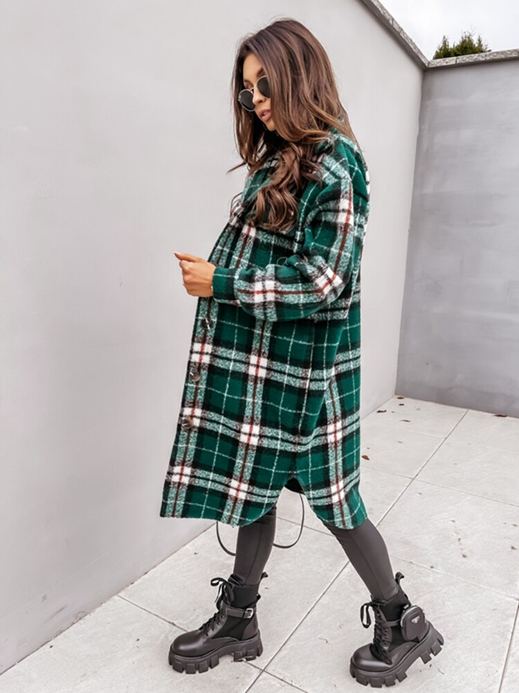 Raisha Plaid Jacket | Casual, retro & fashionable