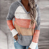 Vardi Dante™ Lydia | Comfortabele Patchwork Sweater met Capuchon