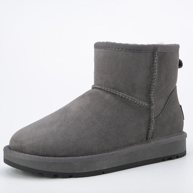 Inoe Suede Winterschoenen | Echt schapenwol, super warm & zacht