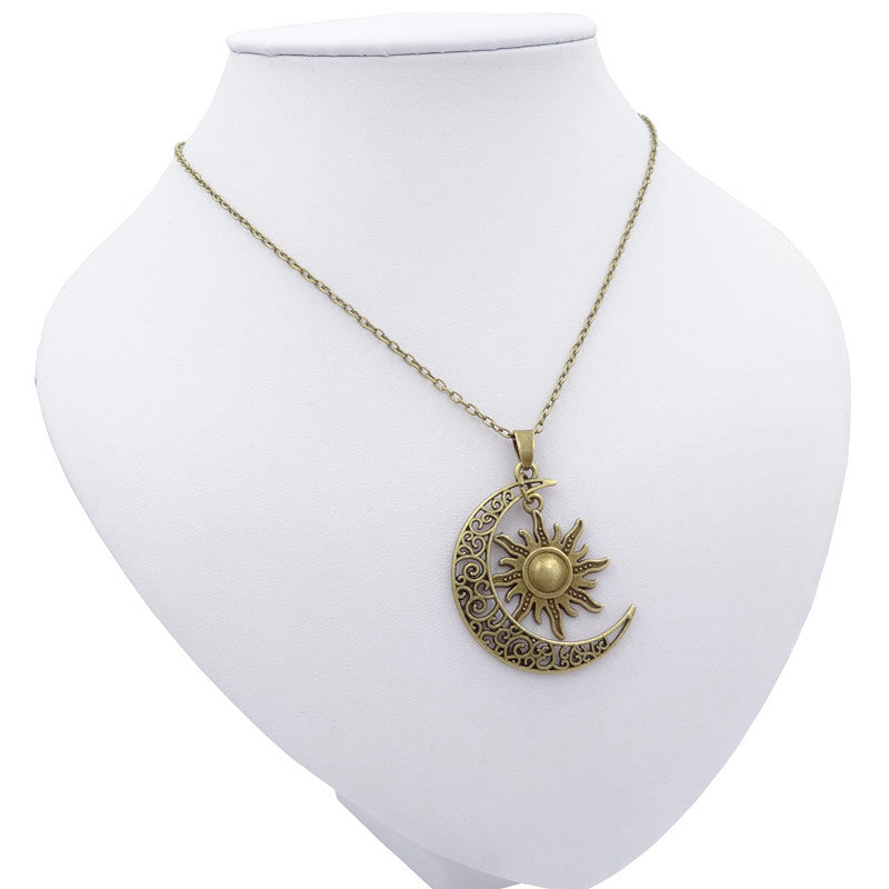 Vintage Zon- en Maanketting | Twee betekenissen aan 1 ketting!