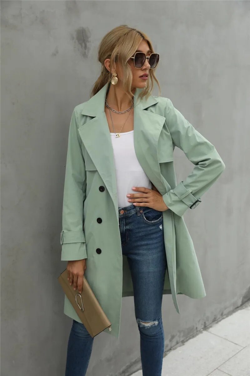 Kelly Trench Coat | Strak & Stijlvol