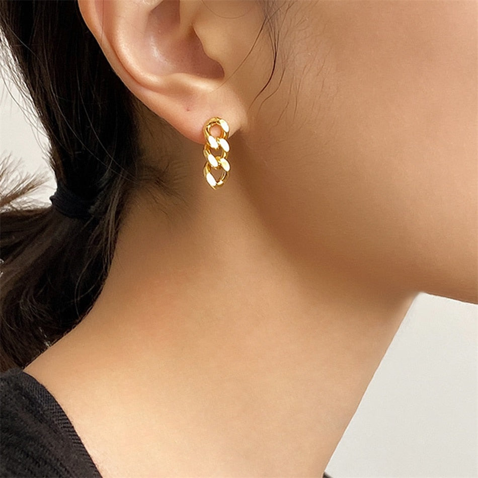 Gold Chain Earrings | Maak je outfit af met deze prachtige oorbellen