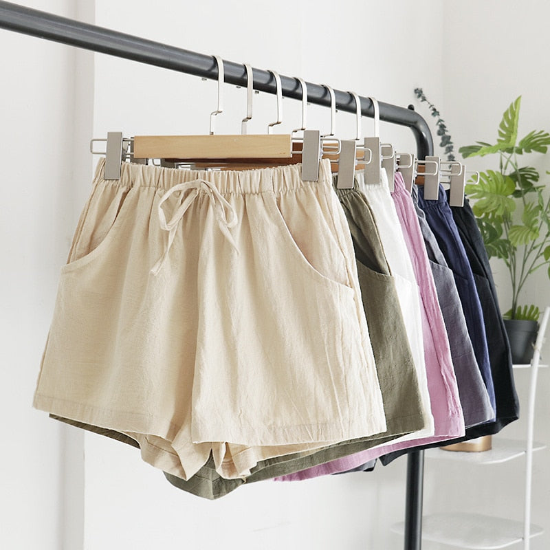 Lindy Shorts | Hoge kwaliteit linnen & katoen