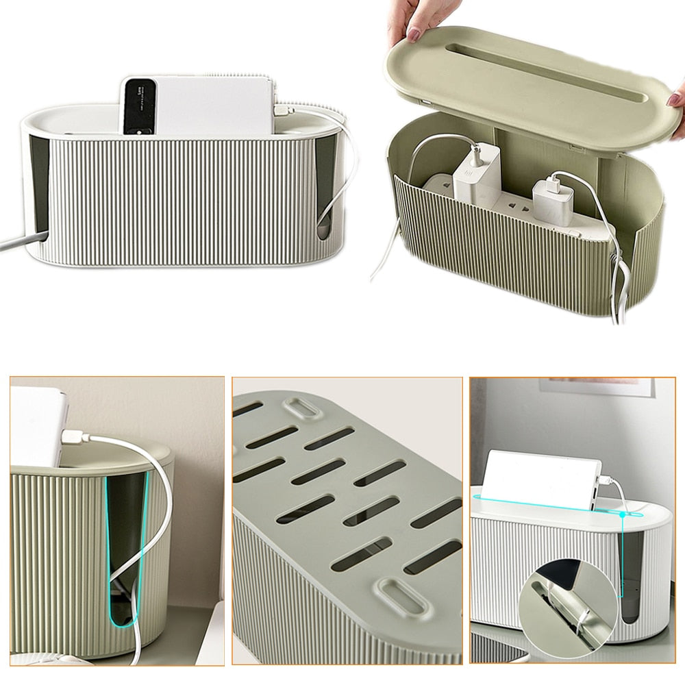 Design Opbergbox | Organizer voor snoeren, adapters en stekkerdozen