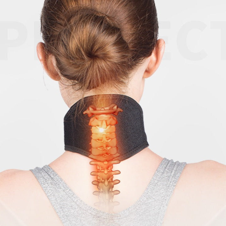 HeatRelief Nekband | Verlicht pijn en stress met deze magnetische nekbrace!