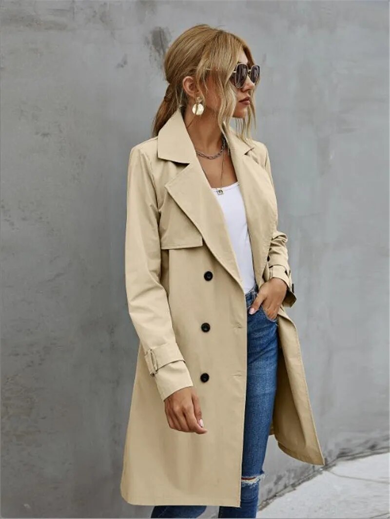 Kelly Trench Coat | Strak & Stijlvol