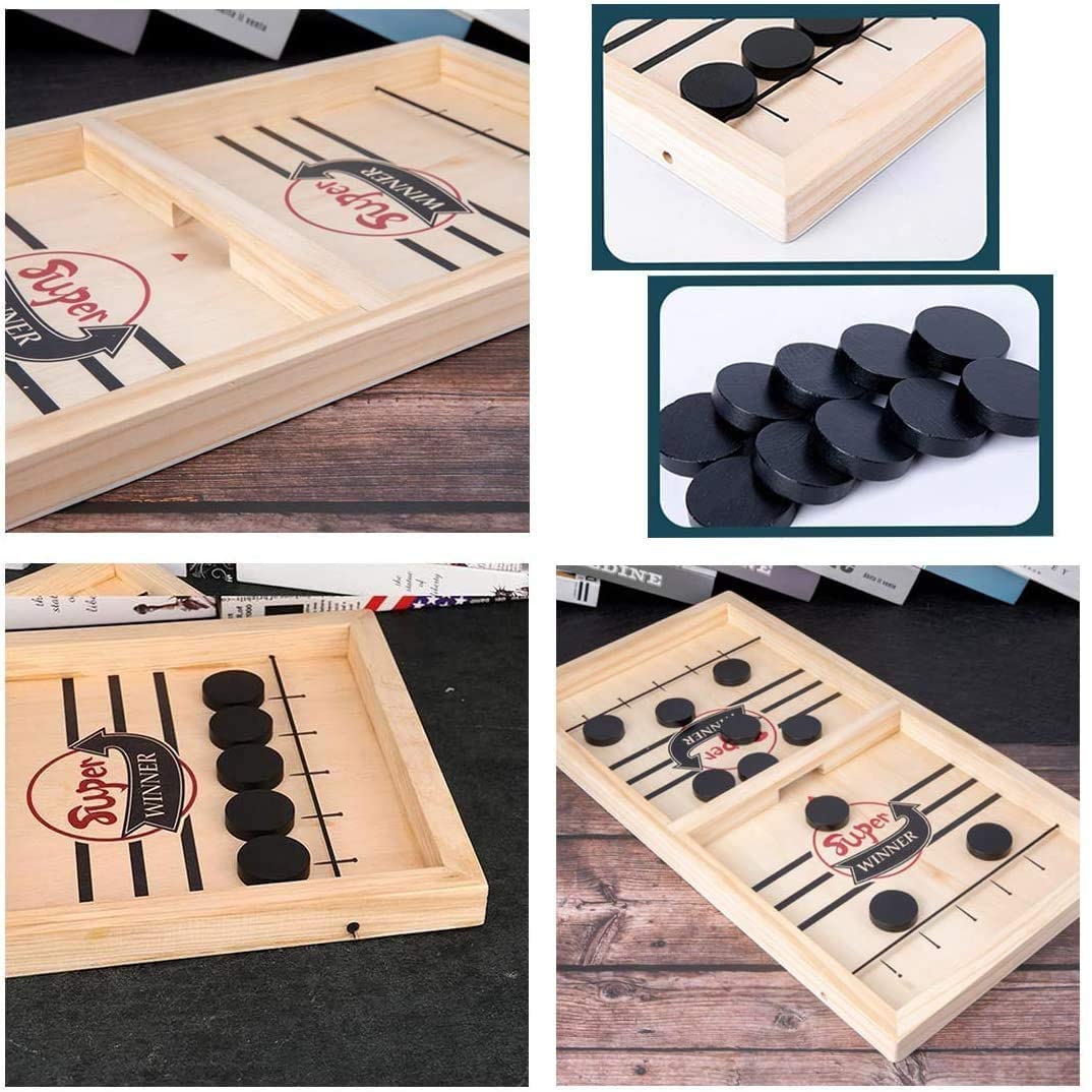 Houten Tafel Hockey Game | Het vader & zoon spel