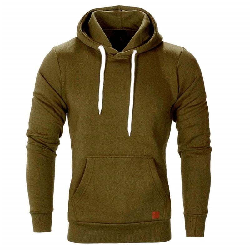 Vardi Dante™ | Casual Hoodie voor Heren - Met Buidelzak en Wit Koord