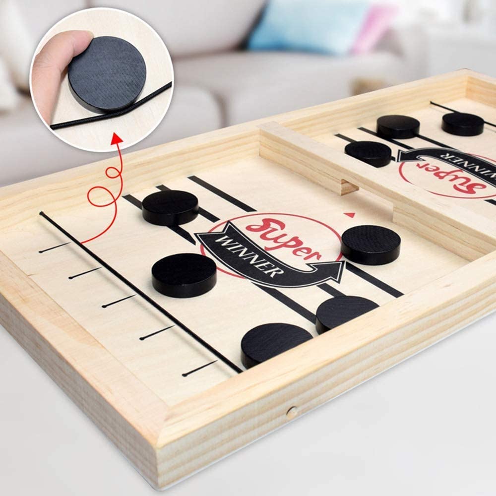 Houten Tafel Hockey Game | Het vader & zoon spel