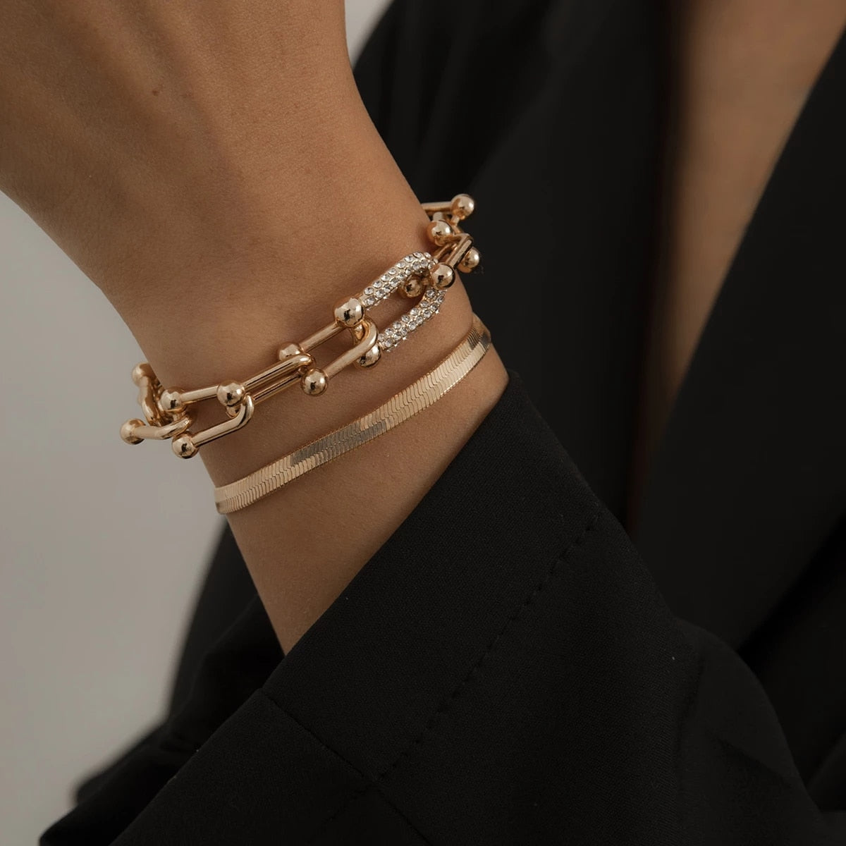 Bracelet Set | 2-delige set in het goud of zilver