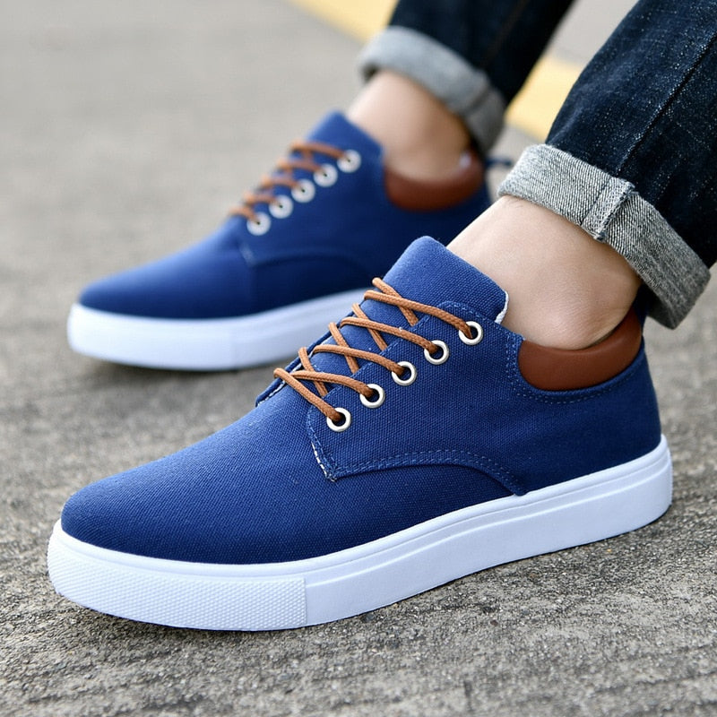 Vardi Dante™ David Sneakers | Stoere herensneakers met witte zool