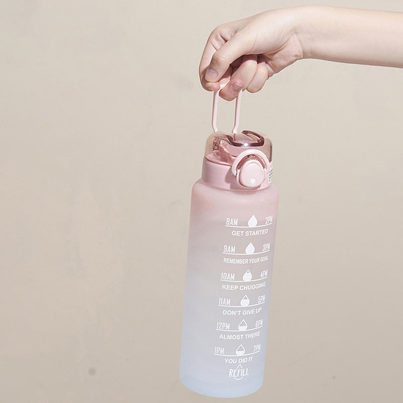 Motivatie Waterfles | Met deze fles haal je altijd je drinkdoel