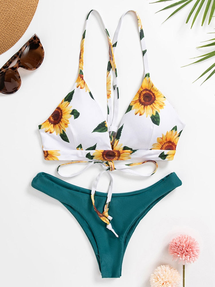 Zinda Zonnebloem Bikini | Een vrolijke & stijlvolle bikini