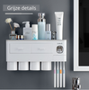 Smart Badkamer Accessoire | Met tandpasta dispenser, tandenborstel houder & laatjes