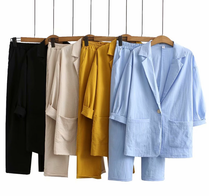 Vardi Dante™ Liv Linnen Combiset | Een luchtige & zomerse kledingset voor dames