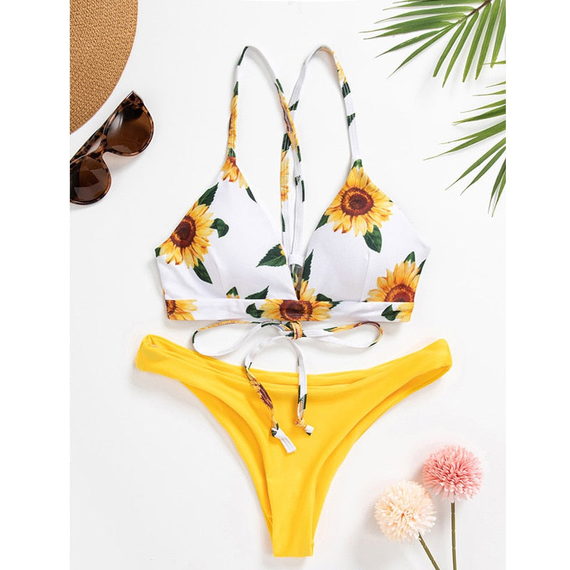 Zinda Zonnebloem Bikini | Een vrolijke & stijlvolle bikini