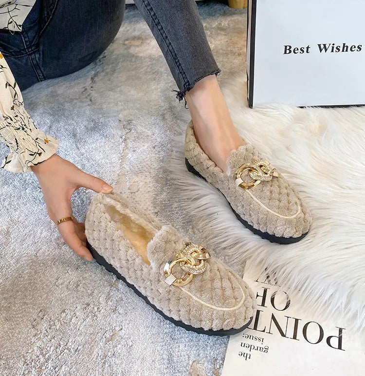 Crystalline Winter Loafers | Warm & Modieus