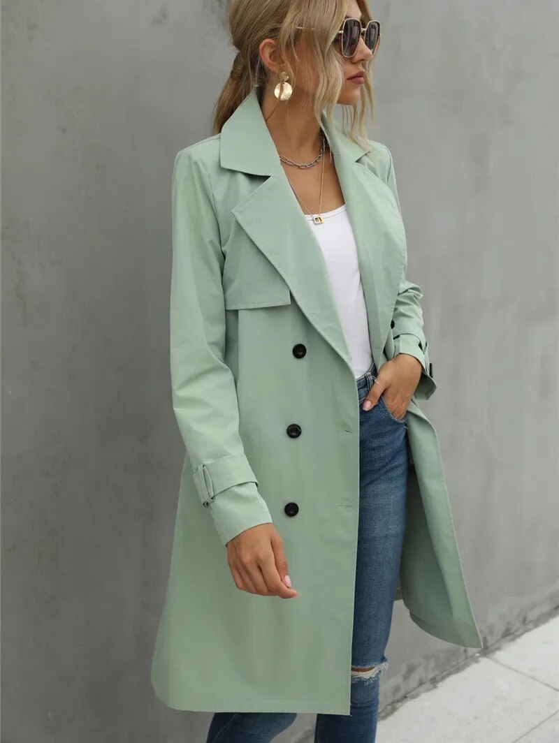 Kelly Trench Coat | Strak & Stijlvol