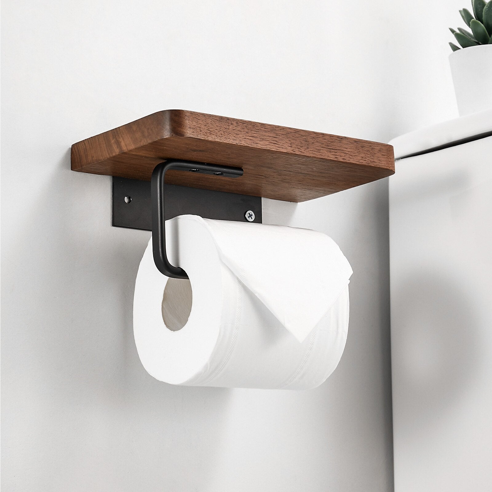 Houten Toiletrolhouder | Hip & handig