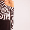 Bijou Zebra Top | Dé print van dit seizoen