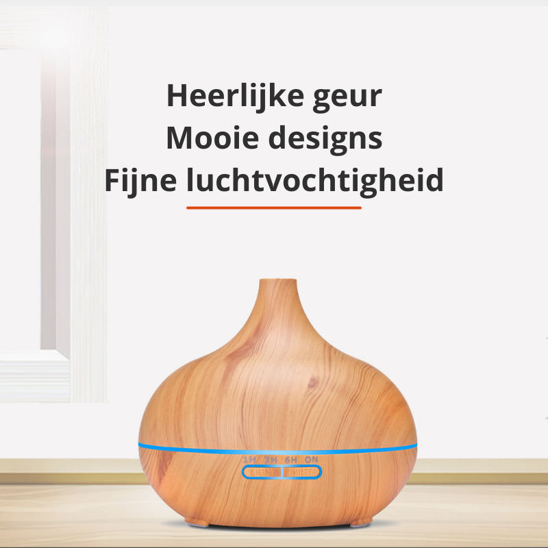 ZenMist Diffuser | Ontspan geest & lichaam met de rustgevende geur van aromatherapie!