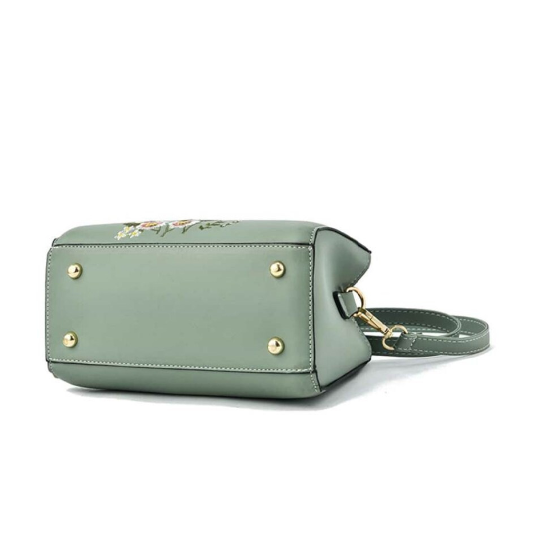 Flora Crossbody Tas | Met prachtig borduursel