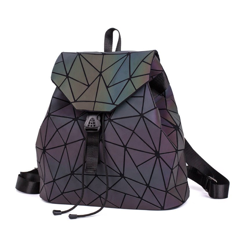 Gina Glow in the Dark Tas | Stoere tas met geometrisch patroon