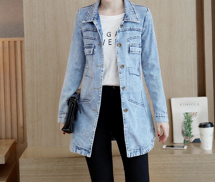 Sarah Spijkerjasje | Oversized, casual denim jack