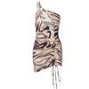 Miley Satin Dress | Met een unieke print