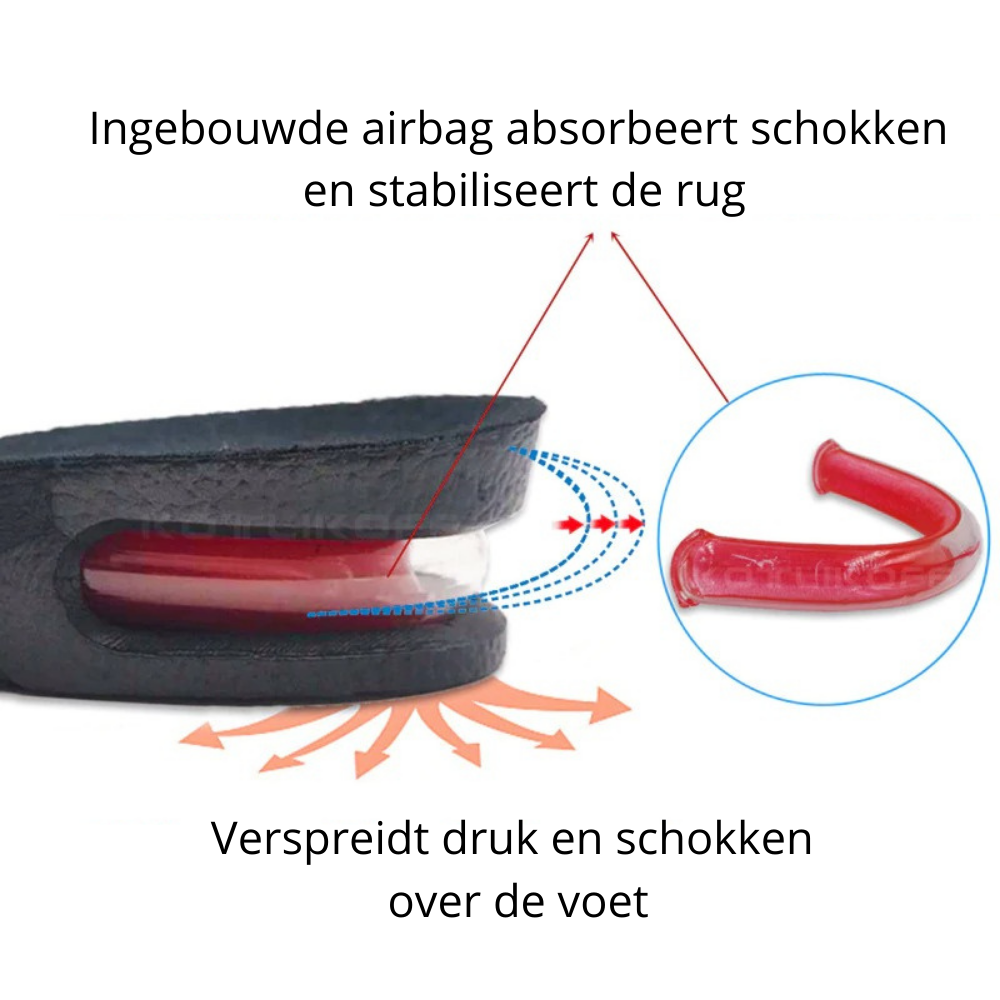 InstaGroei™ Verhogende Inlegzool | Groei tot 9cm | Voel je langer, sterker en beter - Cara Camilla