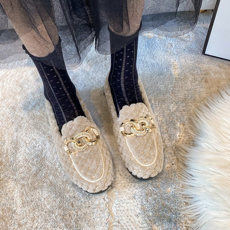 Crystalline Winter Loafers | Warm & Modieus