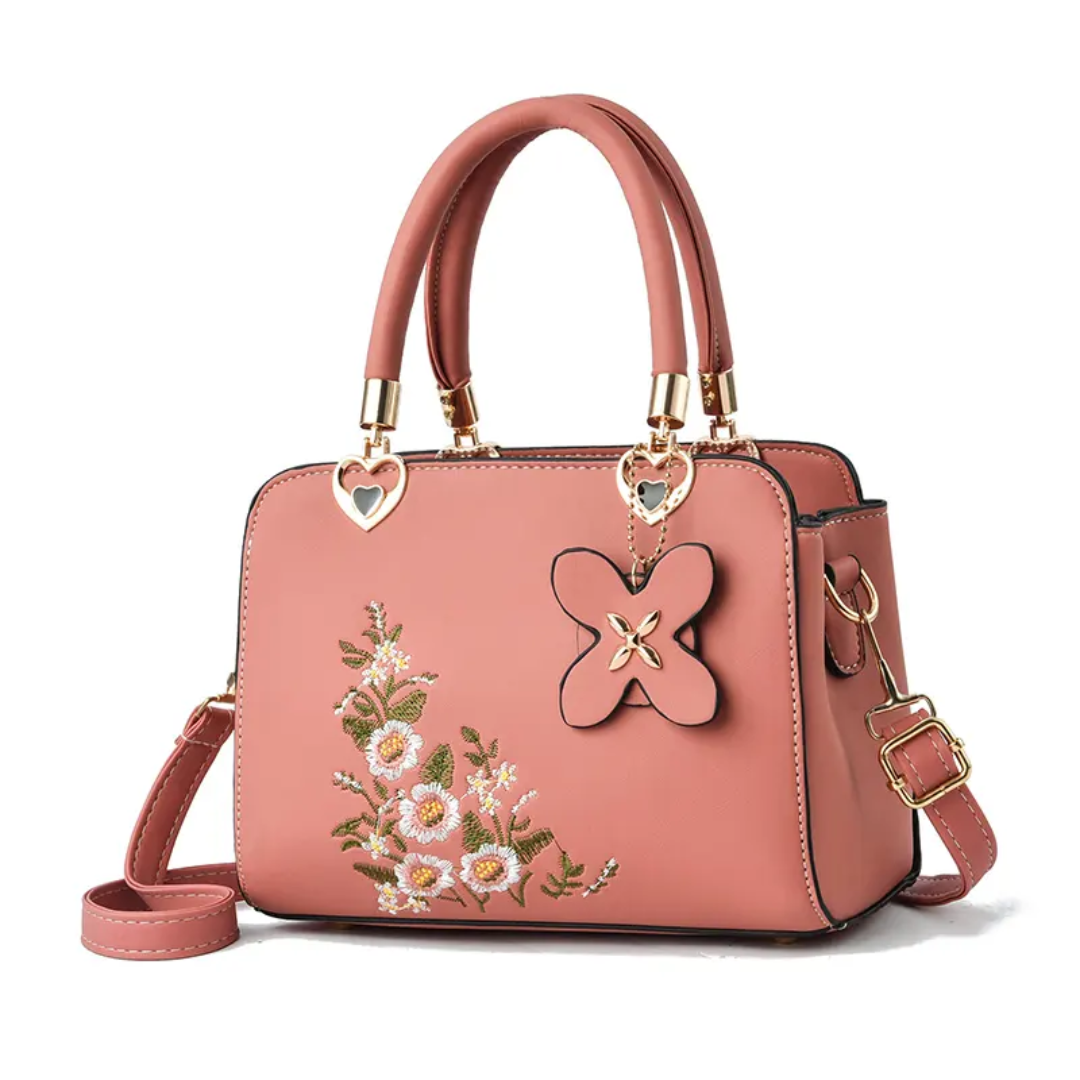 Flora Crossbody Tas | Met prachtig borduursel